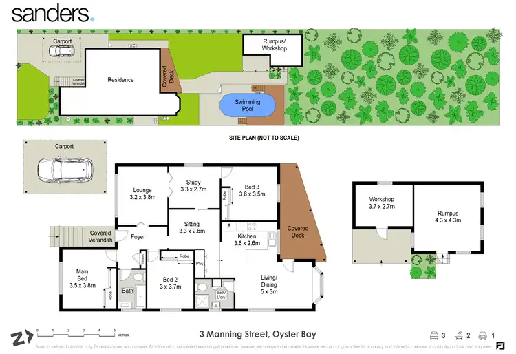 Floorplan of Homely house listing, 3 Manning Street, Oyster Bay NSW 2225
