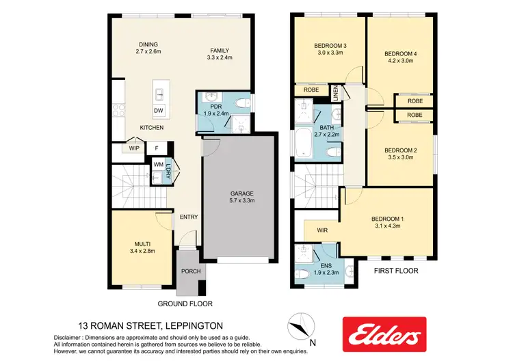 Floorplan of Homely house listing, 13 Roman Street, Leppington NSW 2179