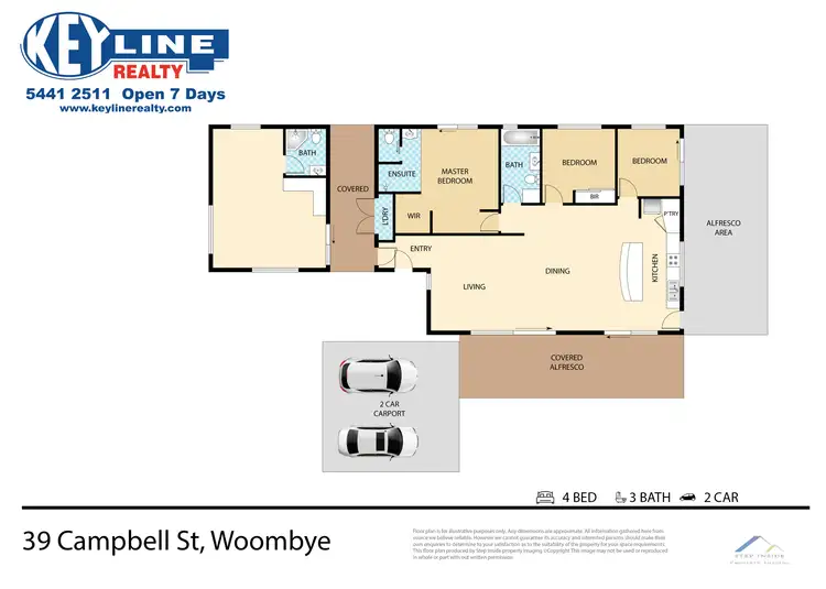 Floorplan of Homely house listing, 39 Campbell Street, Woombye QLD 4559