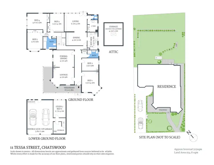 Floorplan of Homely house listing, 11 Tessa Street, Chatswood NSW 2067