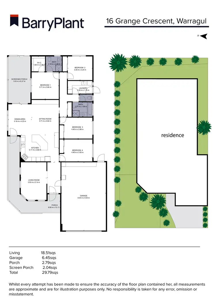 Floorplan of Homely house listing, 16 Grange Crescent, Warragul VIC 3820