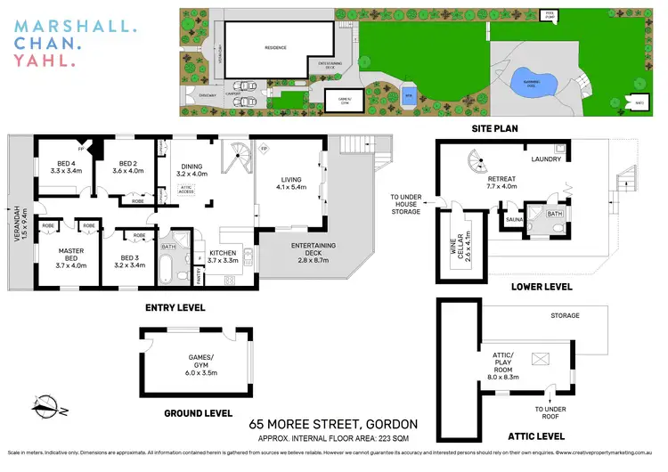 Floorplan of Homely house listing, 65 Moree Street, Gordon NSW 2072