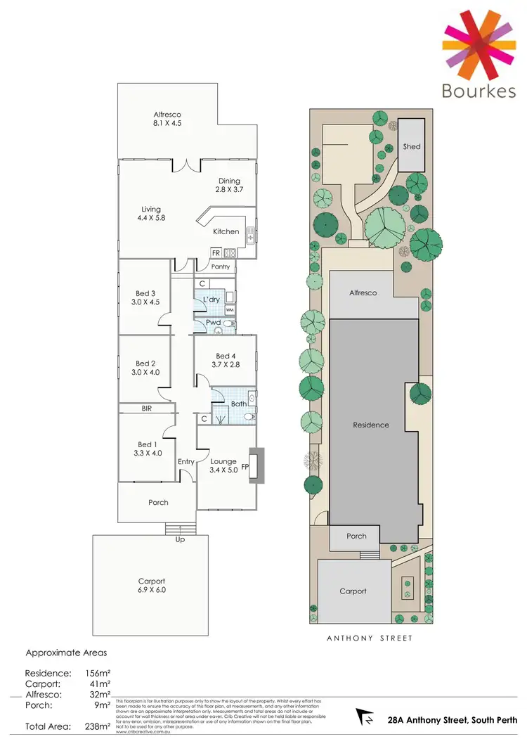 Floorplan of Homely house listing, 28A Anthony Street, South Perth WA 6151
