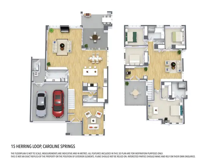 Floorplan of Homely house listing, 15 Herring Loop, Caroline Springs VIC 3023