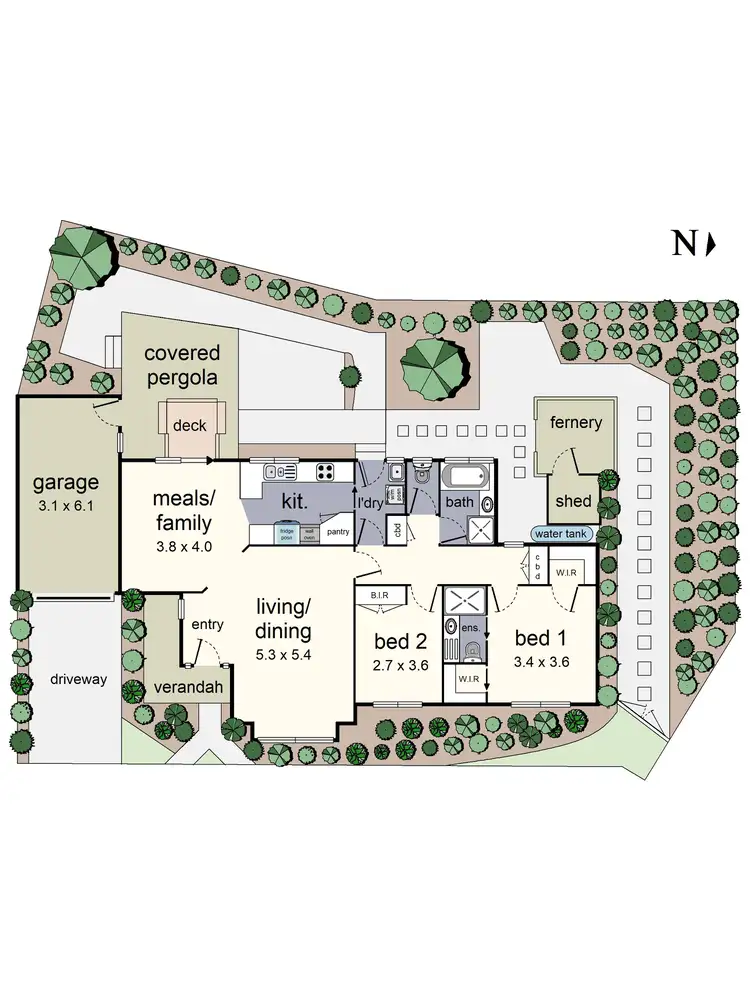 Floorplan of Homely unit listing, 11/18-20 Hull Road, Croydon VIC 3136