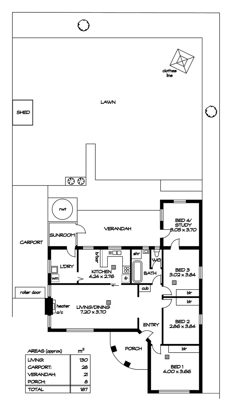 Floorplan of Homely house listing, 33 Hampstead Road, Manningham SA 5086