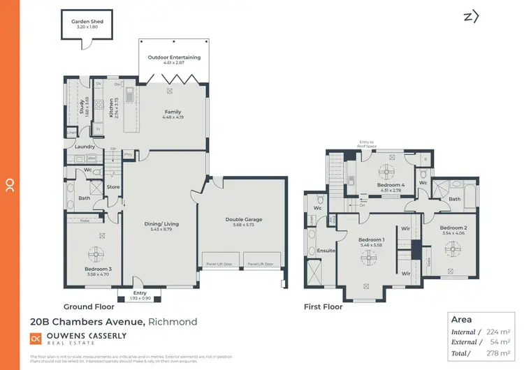 Floorplan of Homely house listing, 20B Chambers Avenue, Richmond SA 5033