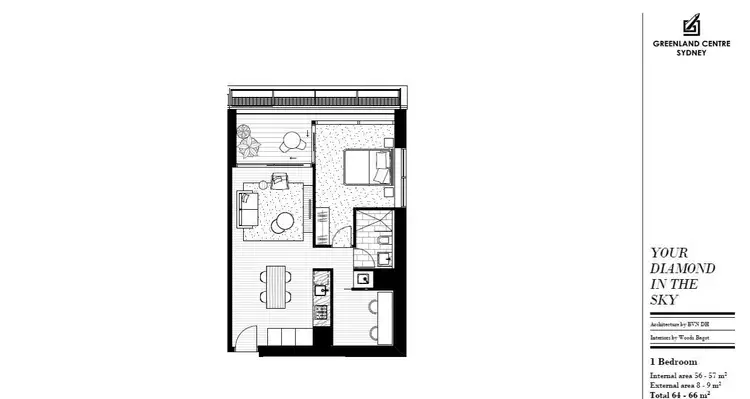 Floorplan of Homely apartment listing, 3102/117 Bathurst Street, Sydney NSW 2000