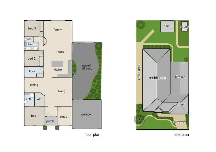 Floorplan of Homely house listing, 25 Howqua Place, Cranbourne VIC 3977