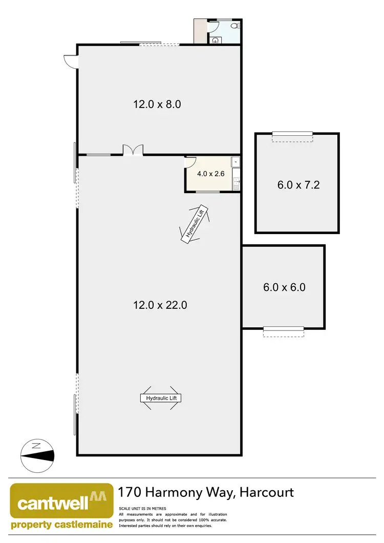Floorplan of Homely rural property listing, 170 Harmony Way, Harcourt VIC 3453
