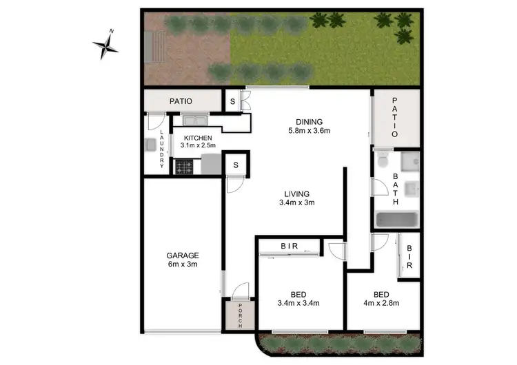 Floorplan of Homely villa listing, 3/6 Dallas Place, Toongabbie NSW 2146