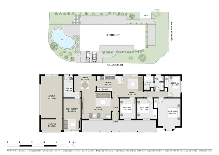 Floorplan of Homely house listing, 2 Willowie Close, Hornsby Heights NSW 2077