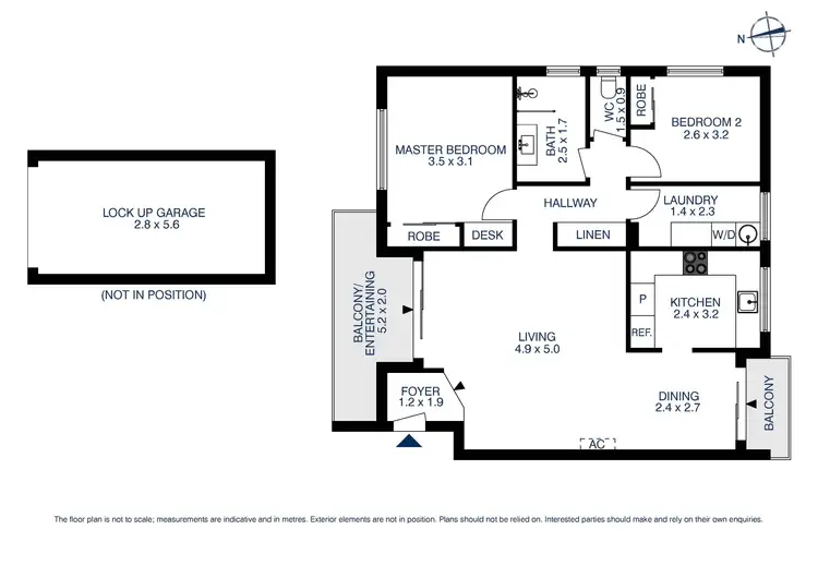 Floorplan of Homely apartment listing, 18/18 Bruce Street, Blacktown NSW 2148