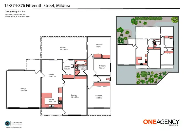 Floorplan of Homely unit listing, 15/874-876 Fifteenth Street, Mildura VIC 3500