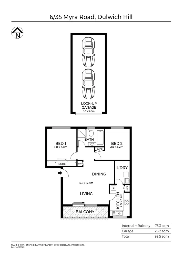 Floorplan of Homely apartment listing, 6/35 Myra Road, Dulwich Hill NSW 2203