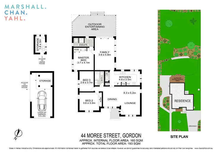 Floorplan of Homely house listing, 44 Moree Street, Gordon NSW 2072