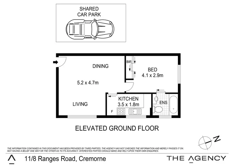 Floorplan of Homely apartment listing, 11/8 Rangers Road, Cremorne NSW 2090