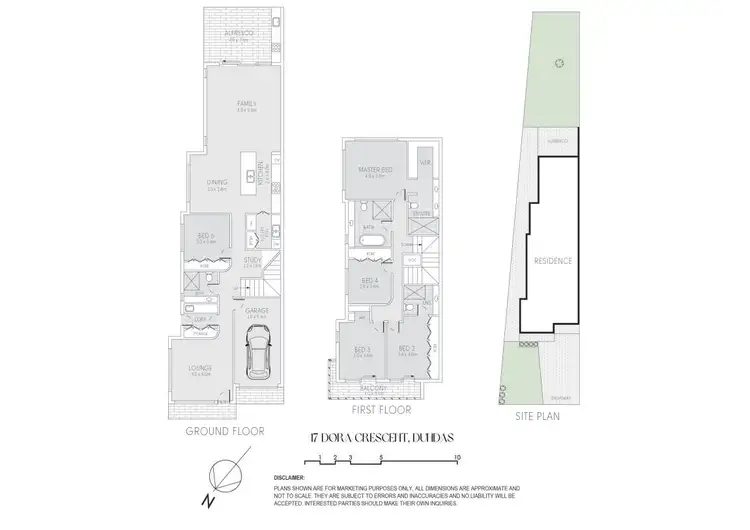 Floorplan of Homely semi-detached listing, 17A Dora Crescent, Dundas NSW 2117