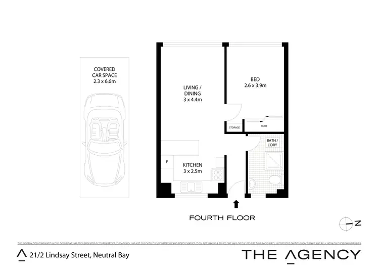 Floorplan of Homely apartment listing, 21/2 Lindsay Street, Neutral Bay NSW 2089