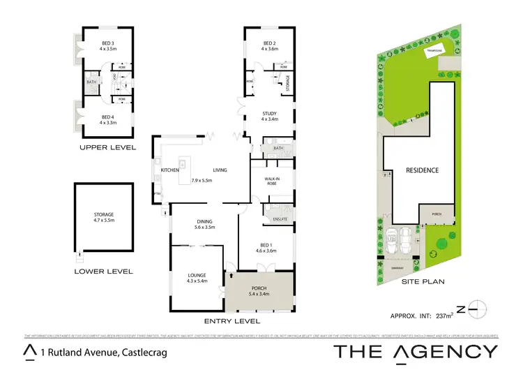 Floorplan of Homely house listing, 1 Rutland Avenue, Castlecrag NSW 2068