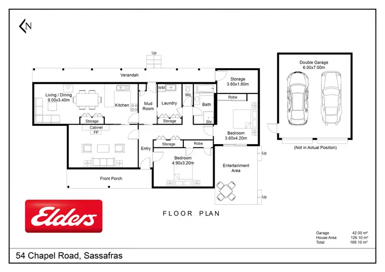 Floorplan of Homely house listing, 54 Chapel Road, Sassafras TAS 7307