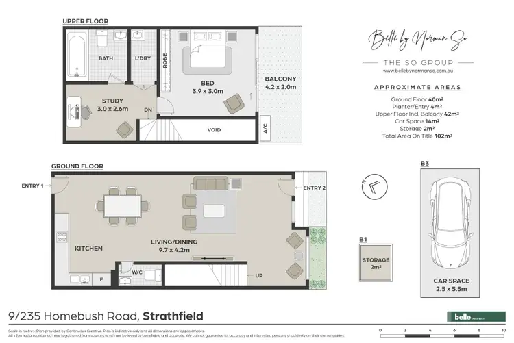 Floorplan of Homely apartment listing, 9/235 Homebush Road, Strathfield NSW 2135