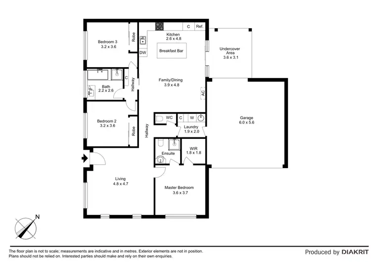 Floorplan of Homely unit listing, 1/252 Stony Poiny Road, Crib Point VIC 3919