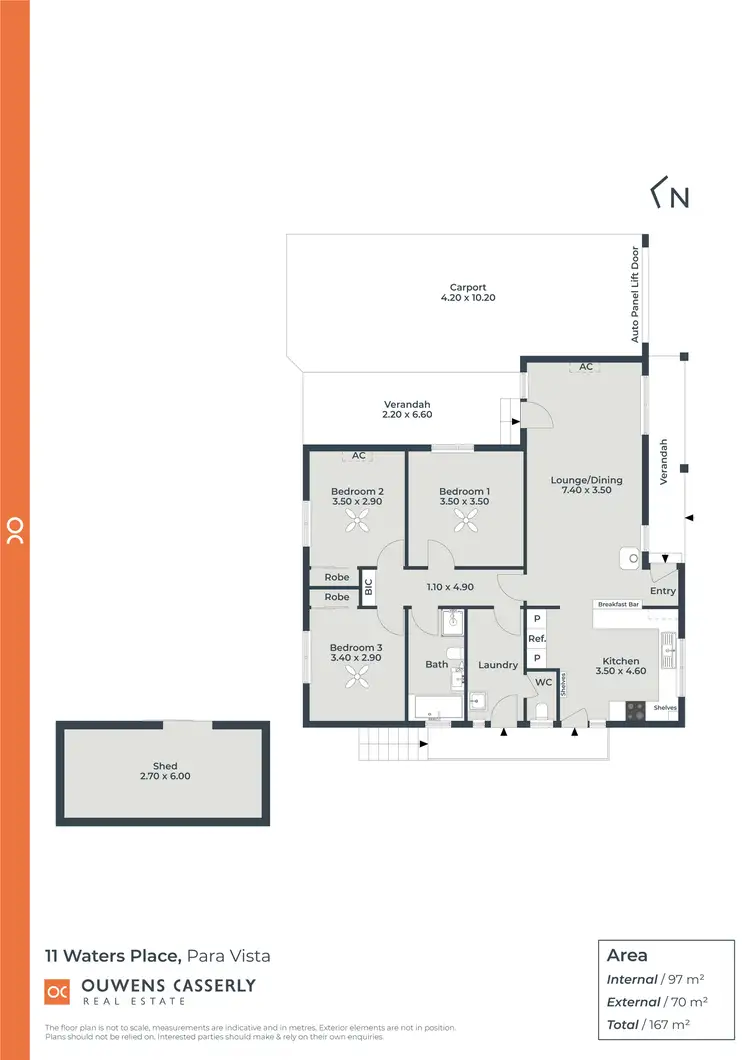 Floorplan of Homely house listing, 11 Waters Place, Para Vista SA 5093