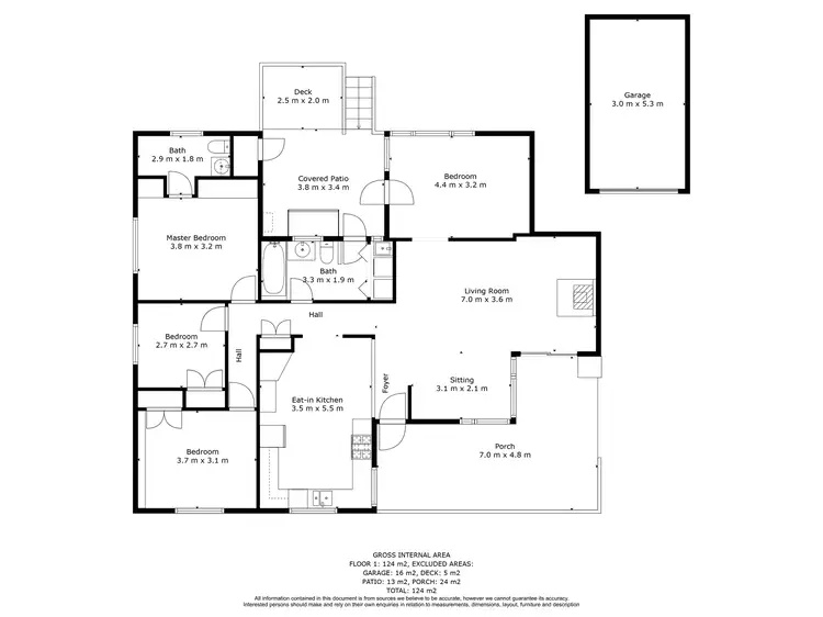 Floorplan of Homely house listing, 6 Kapooka Place, Cooma NSW 2630