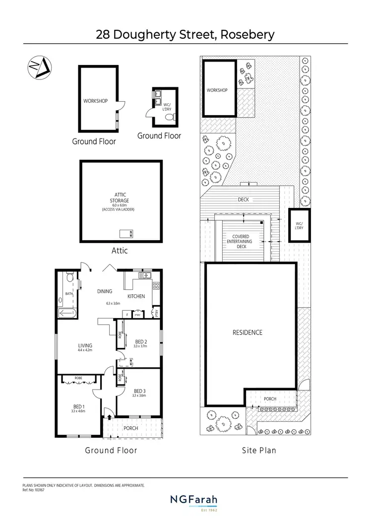 Floorplan of Homely house listing, 28 Dougherty Street, Rosebery NSW 2018