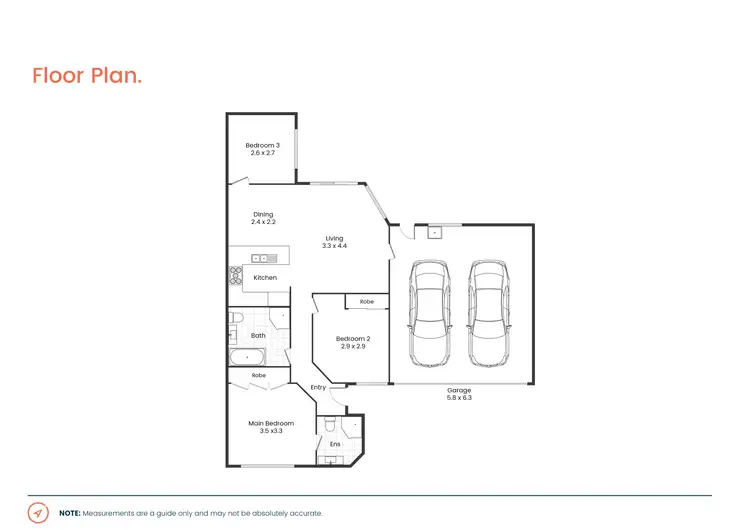 Floorplan of Homely unit listing, 3/17A Raymond Terrace Road, East Maitland NSW 2323