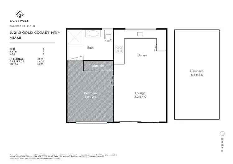 Floorplan of Homely unit listing, 3/2113 Gold Coast Highway, Miami QLD 4220