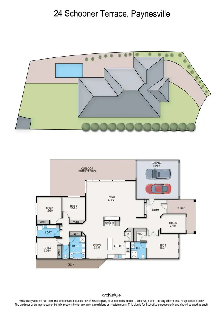 Floorplan of Homely house listing, 24 Schooner Terrace, Paynesville VIC 3880