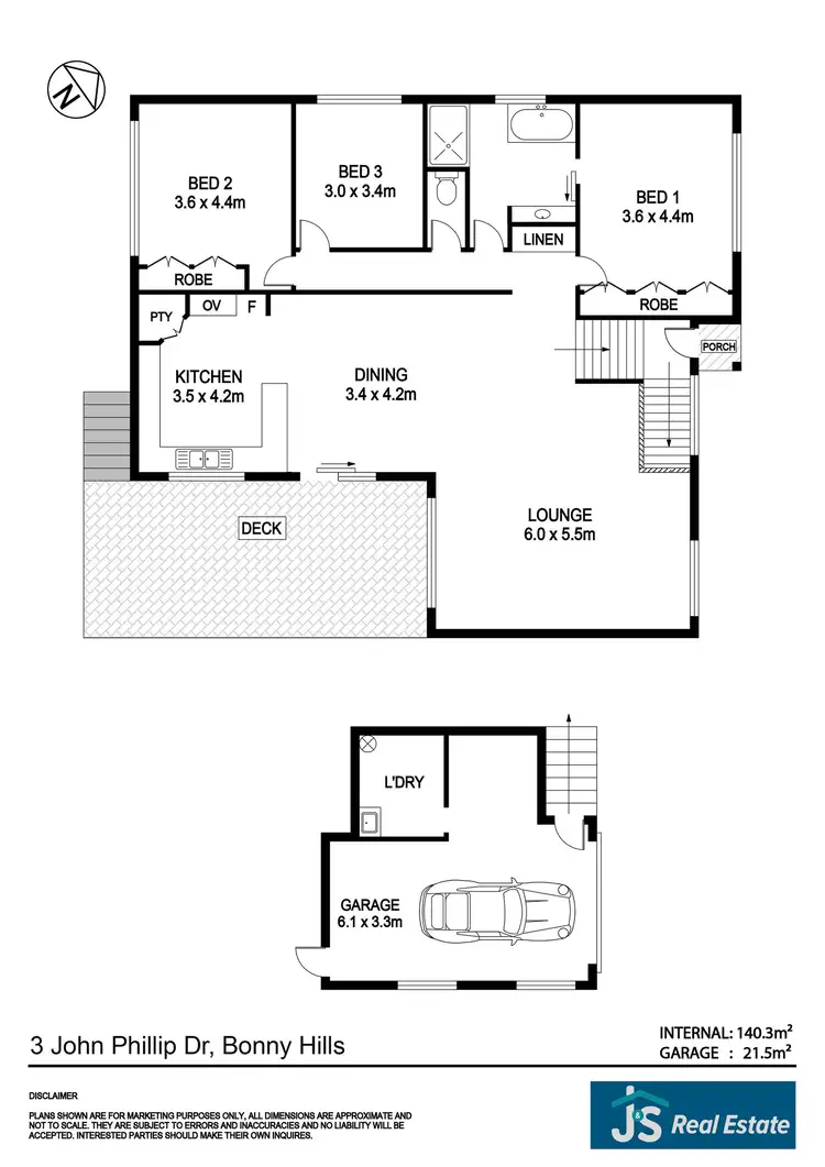 Floorplan of Homely house listing, 3 John Phillip Drive, Bonny Hills NSW 2445