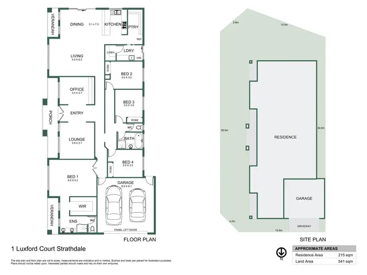 Floorplan of Homely house listing, 1 Luxford Court, Strathdale VIC 3550