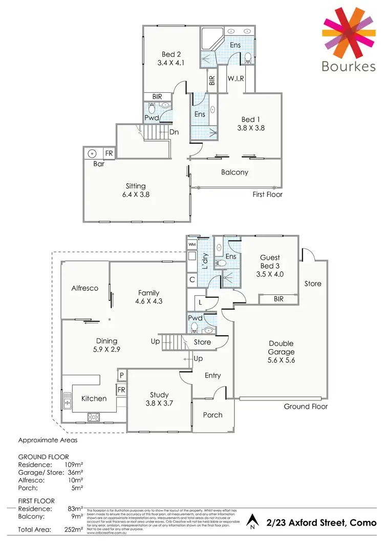 Floorplan of Homely house listing, 2/23 Axford Street, Como WA 6152