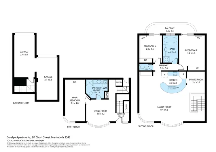 Floorplan of Homely townhouse listing, 2/1 Short Street, Merimbula NSW 2548