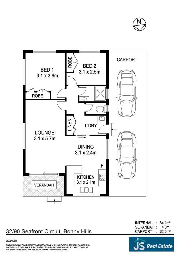 Floorplan of Homely house listing, 32/90 Seafront Circuit, Bonny Hills NSW 2445