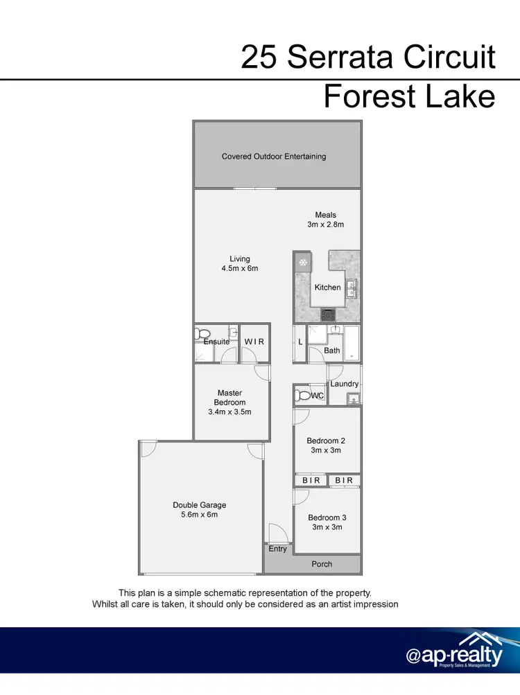 Floorplan of Homely house listing, 25 Serrata Circuit, Forest Lake QLD 4078