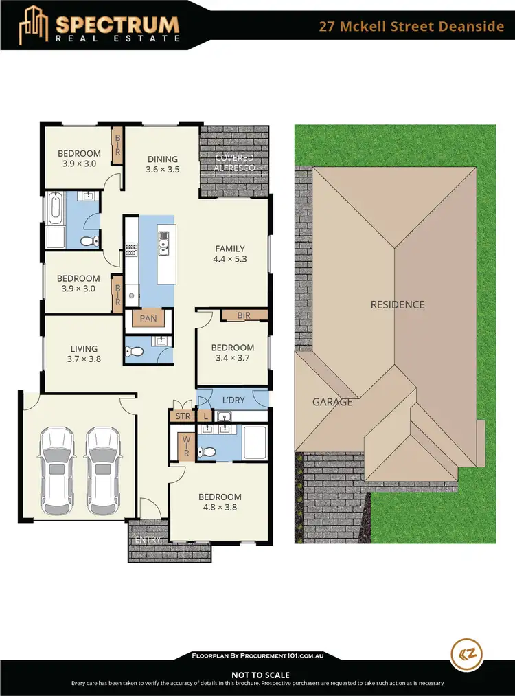 Floorplan of Homely house listing, 27 Mckell Street, Deanside VIC 3336