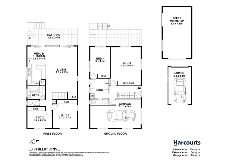 Floorplan of Homely house listing, 86 Phillip Drive, South West Rocks NSW 2431