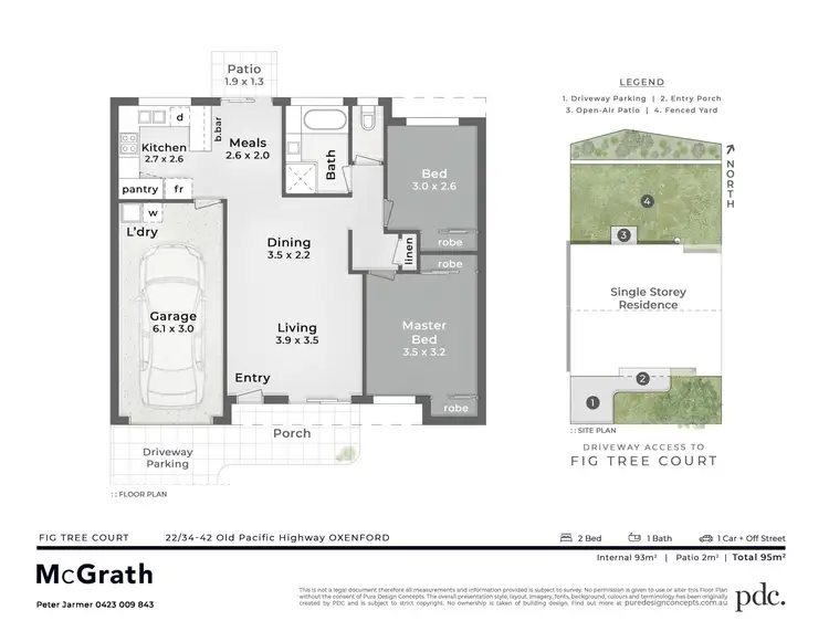 Floorplan of Homely unit listing, 22/34-42 Old Pacific Highway, Oxenford QLD 4210