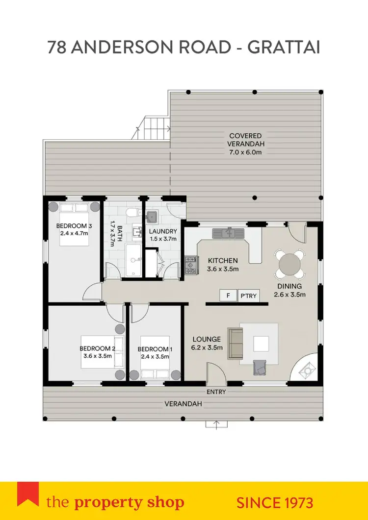 Floorplan of Homely rural property listing, 78 Anderson Road, Mudgee NSW 2850
