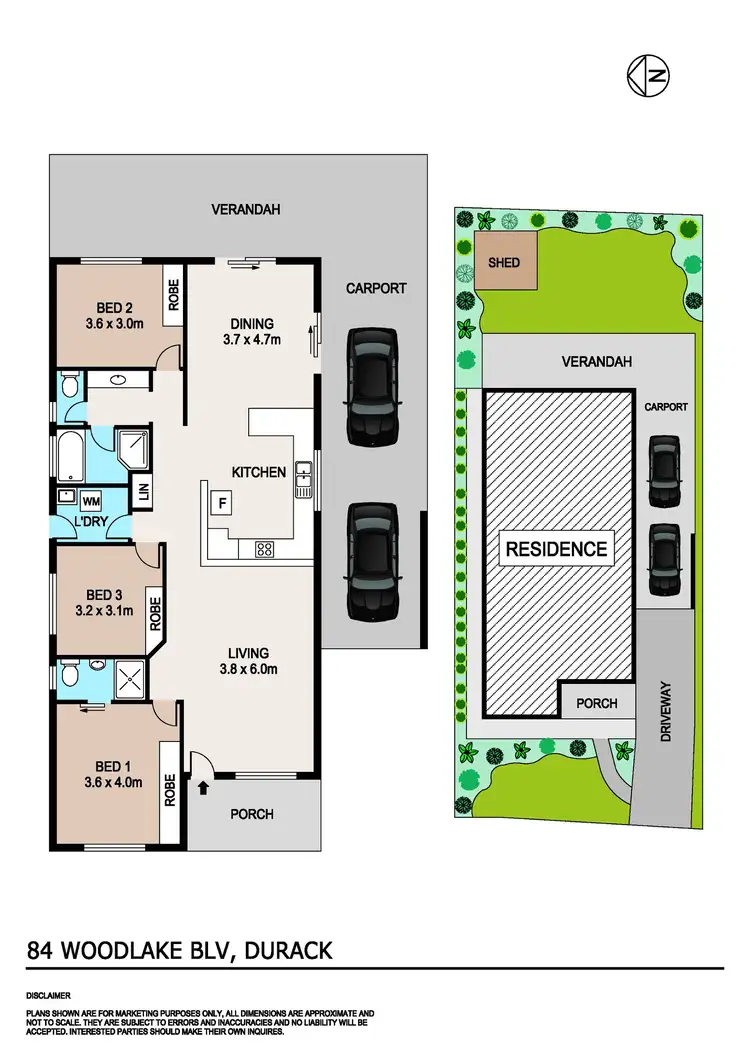 Floorplan of Homely house listing, 84 Woodlake Boulevard, Durack NT 830