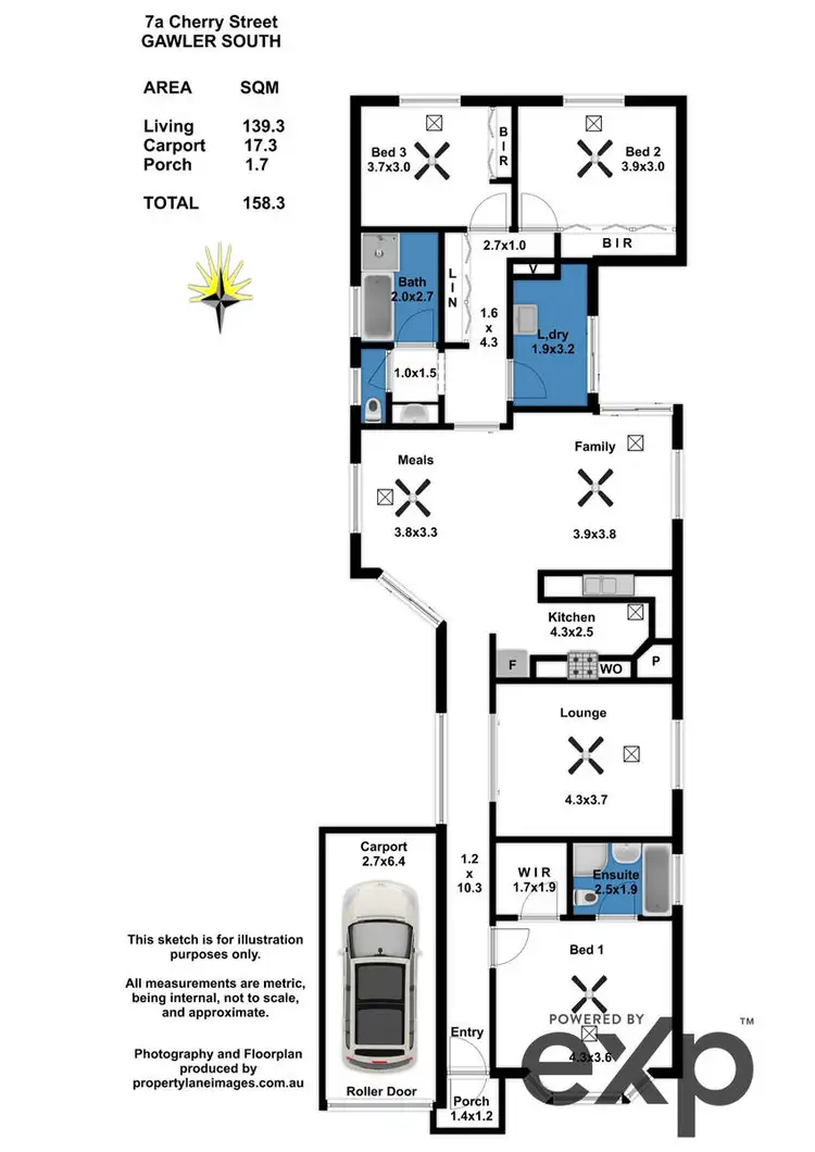 Floorplan of Homely house listing, 7A Cherry Street, Gawler South SA 5118