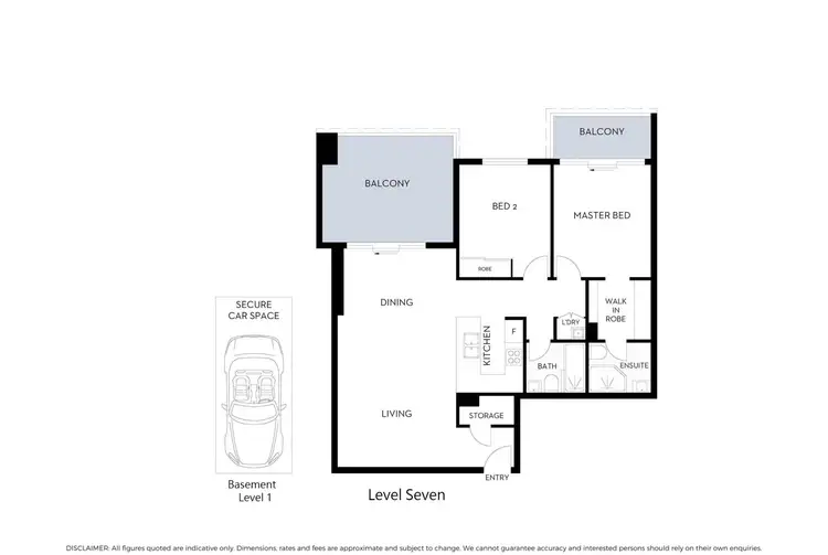 Floorplan of Homely apartment listing, 39/27-29 Burwood Road, Burwood NSW 2134