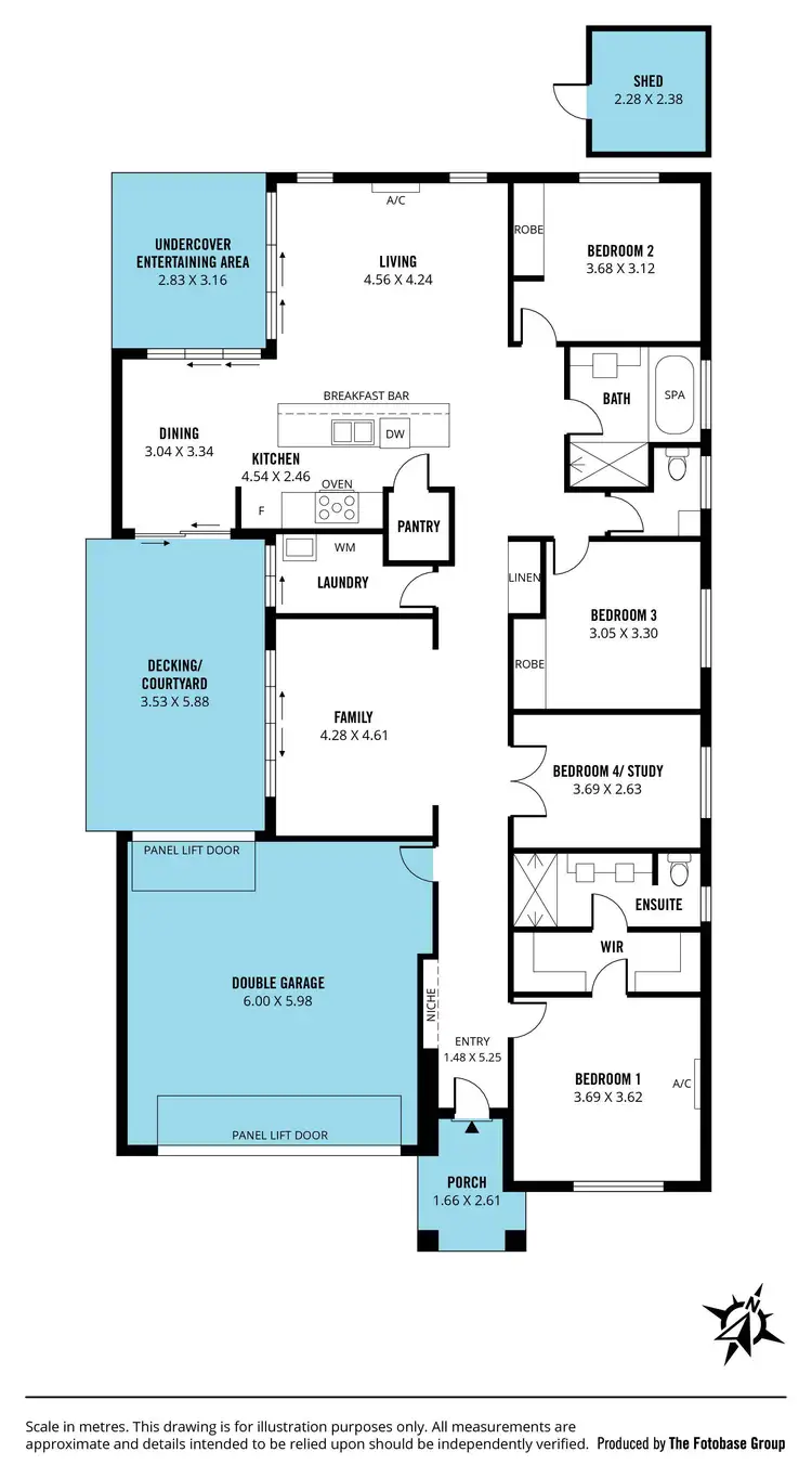 Floorplan of Homely house listing, 47 Adel Circuit, Huntfield Heights SA 5163
