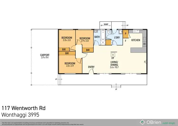 Floorplan of Homely house listing, 117 Wentworth Road, Wonthaggi VIC 3995