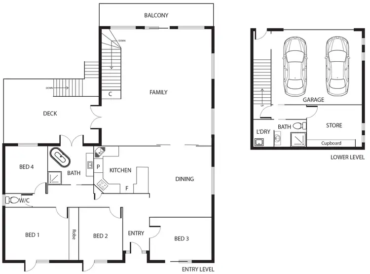 Floorplan of Homely house listing, 45 Denny Street, Latham ACT 2615