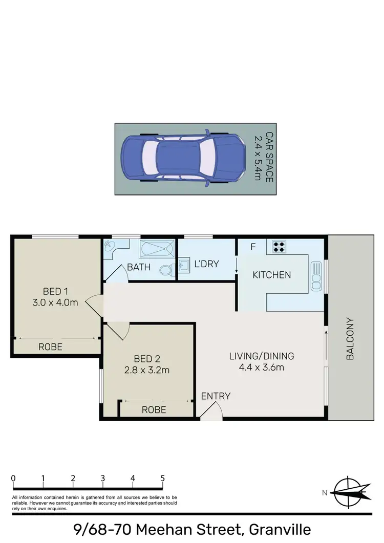Floorplan of Homely unit listing, 9/68-70 Meehan Street, Granville NSW 2142